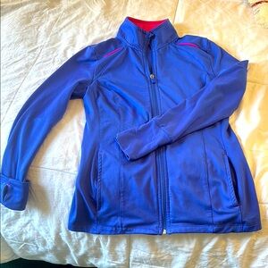 Blue/purple and pink Full-Zip running Jacket